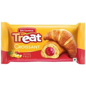 Britannia Treat Croissant – Mixed Fruit, soft