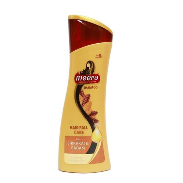 Meera Strong & Healthy Shampoo - With Kunkudukai & Badam, Nourishes & Cleanses Scalp, For Men & Women