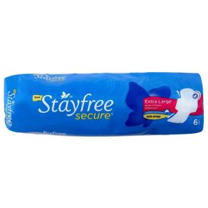 STAYFREE Secure Cottony Comfort Sanitary Pads – XL