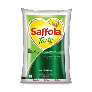 Saffola Tasty + Refined Cooking Oil – Rice Bran & Corn Oil